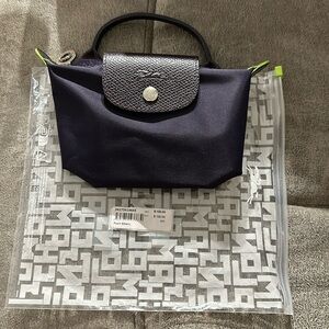 Longchamp pouch bilberry